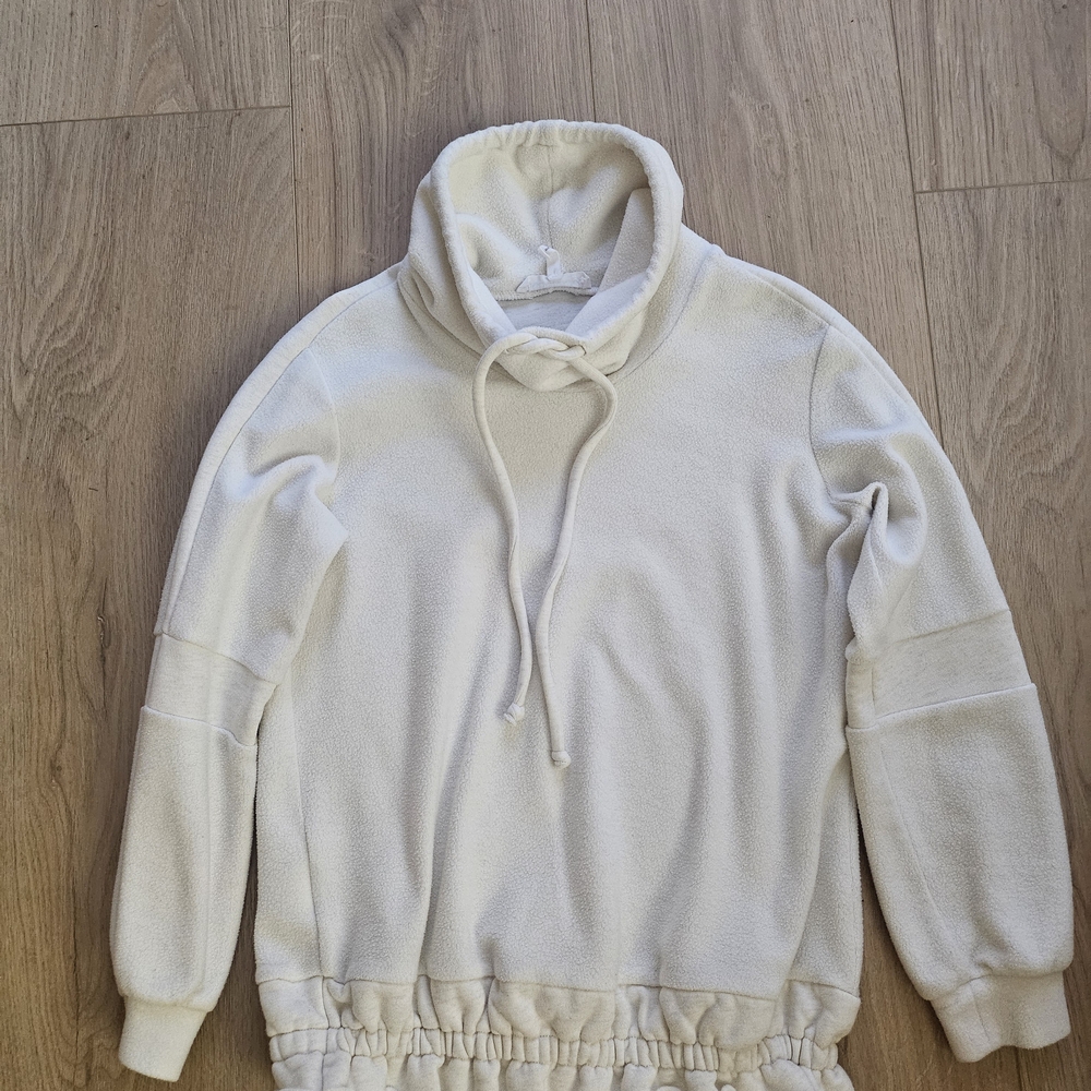 BCBGeneration Cream Fleece Hoodie